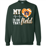 Auburn Tigers Football My Heart is on that Field - Sweatshirt