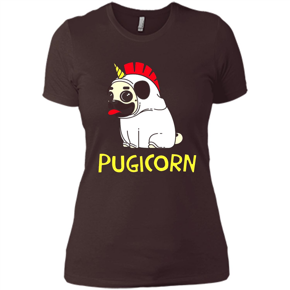 Pugicorn Pug Unicorn Funny Shirt PINGPONG - Ladies' Boyfriend T-Shirt