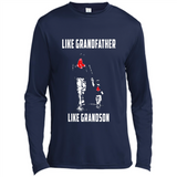 Boston Red Sox GrandFather Like GrandSon - Canvas Long Sleeve T-Shirt