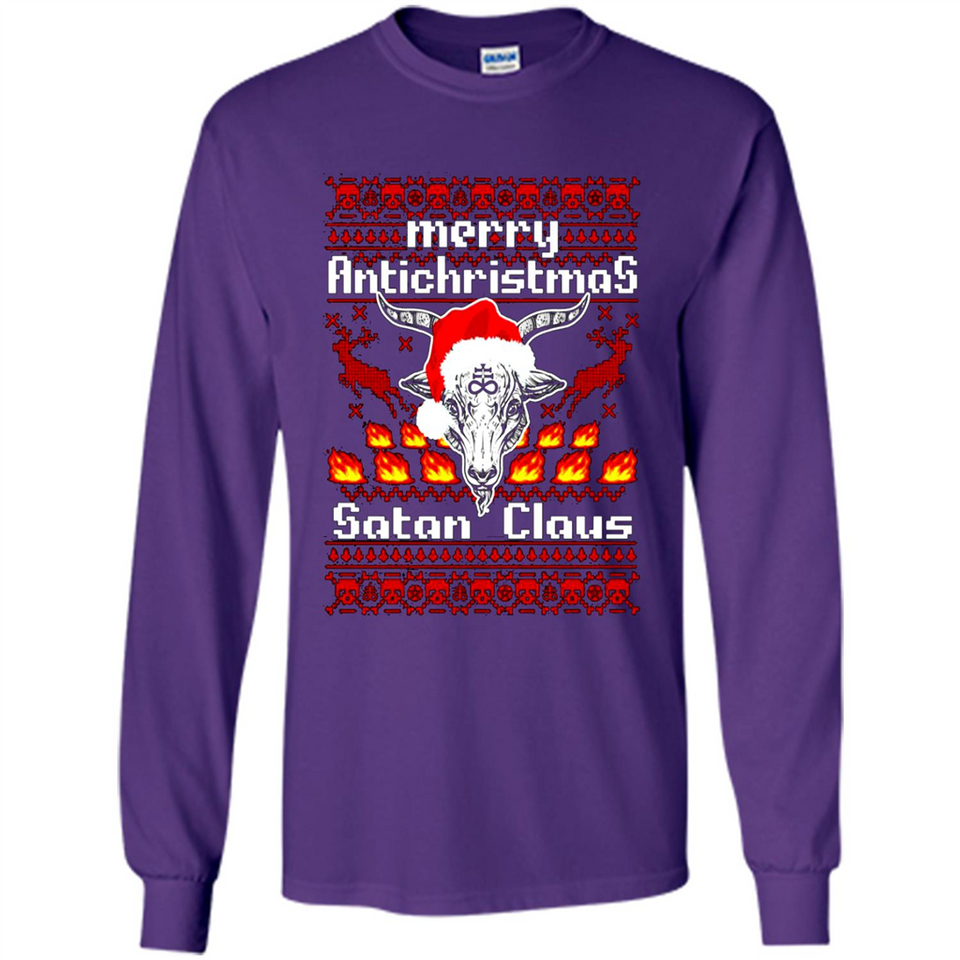 Merry Antichristmas Satan Claus Christmas sweater Sweater PINGPONG