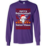 Merry Antichristmas Satan Claus Christmas sweater Sweater PINGPONG