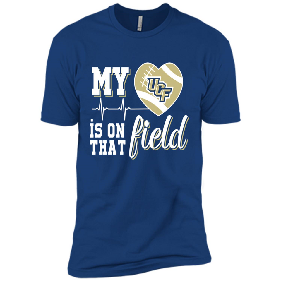UCF Knights Football My Heart is on that Field - Premium Short Sleeve T-Shirt