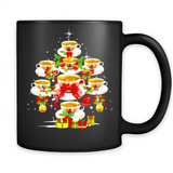 Tea Christmas Tree T-shirt Funny Tea Xmas Gift
