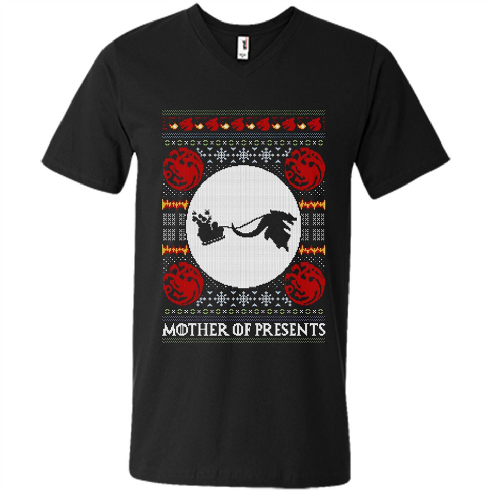 Mother Of Presents – Game of Thrones ugly christmas sweater - Men's V-Neck