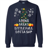 Looks Great Little Full Lotta Sap Funny Christmas Tree Mug PINGPONG - Sweatshirt