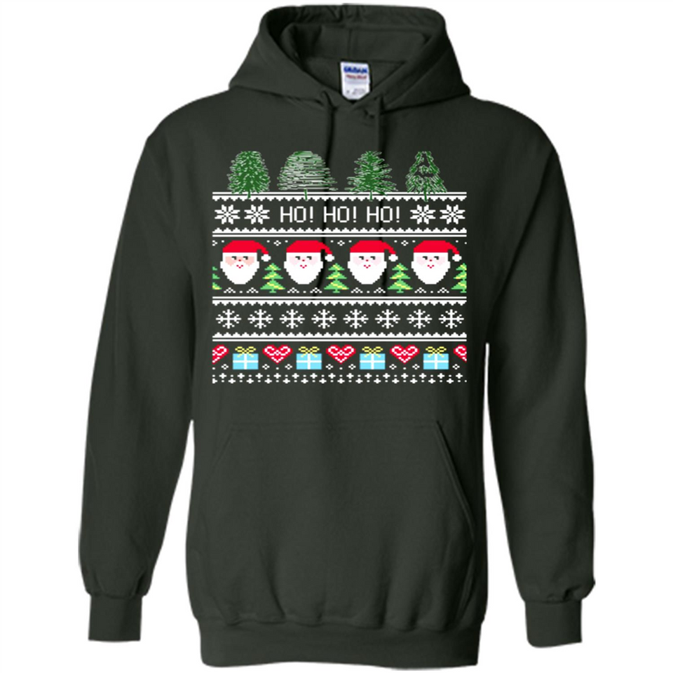 Ugly Merry Christmas Tree Santa Snowflakes