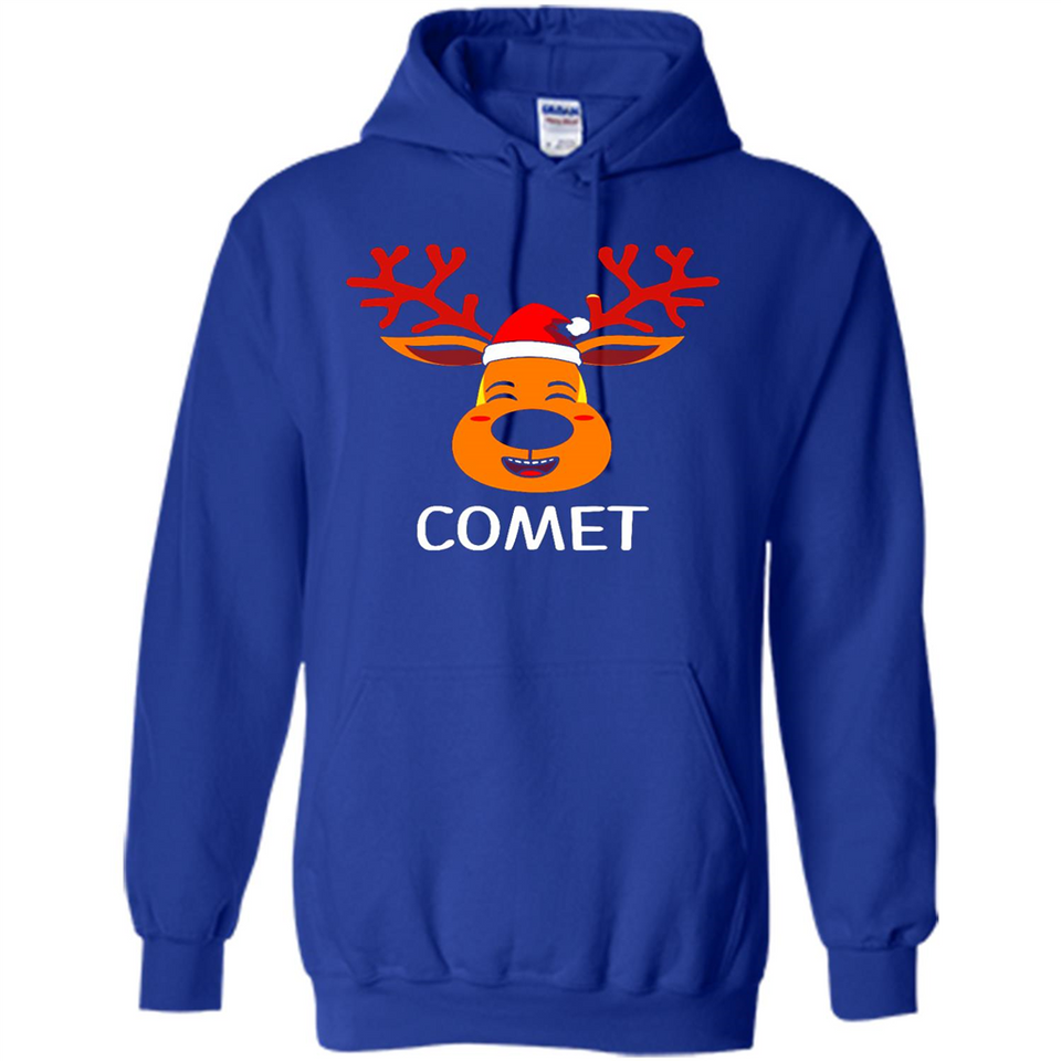 Comet Santa Claus Funny Xmas Holiday T-Shirt - Hoodie