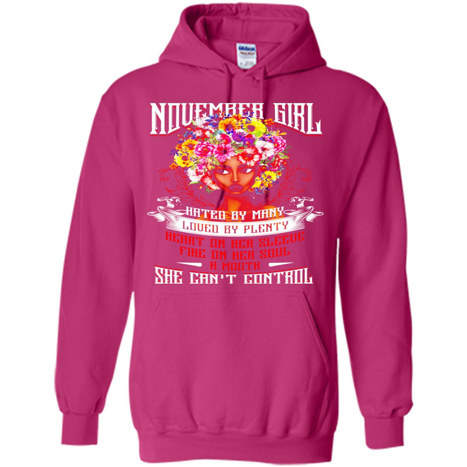 November Girl Flower - Hoodie