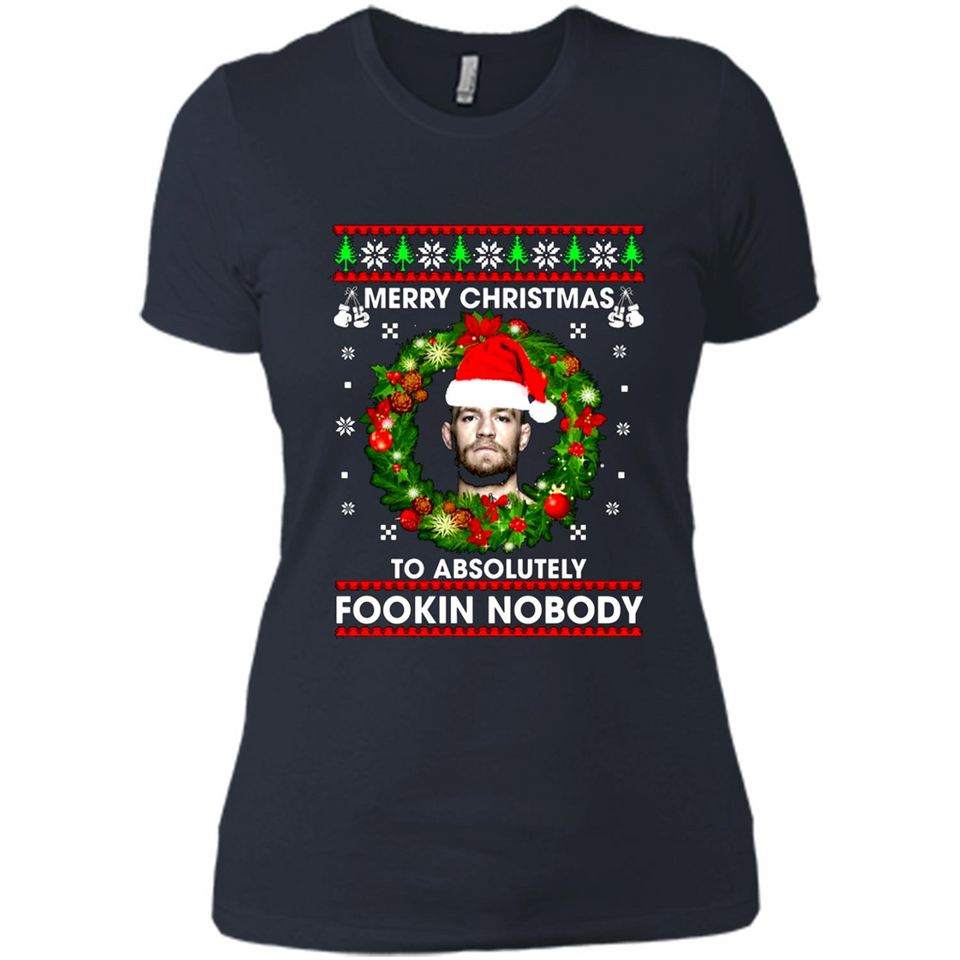 Merry Fookin Christmas Conor Mcgregor sweater PINGPONG
