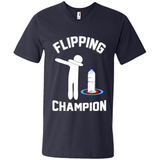 Water Bottle Flipping Tshirt Dabbing Flipping Champion - Men's V-Neck