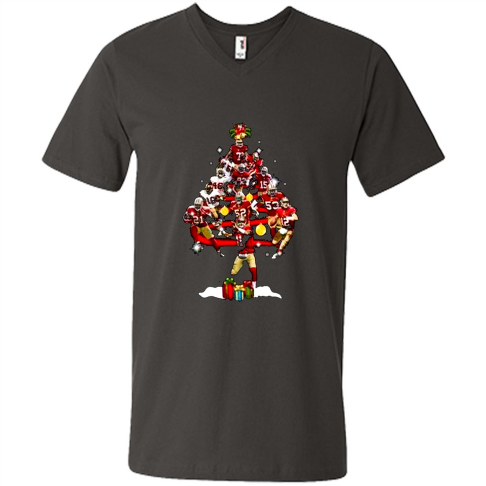 San Francisco 49ers Players Christmas Tree PINGPONG