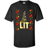 Funny Lets Get Lit Christmas Tree - Shirt
