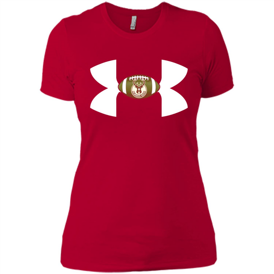 Milwaukee Bucks Under Armour Logo - Ladies' Boyfriend T-Shirt