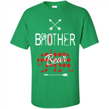 Brother Shirt Buffalo Plaid Family Camping Bear Tee - Shirt