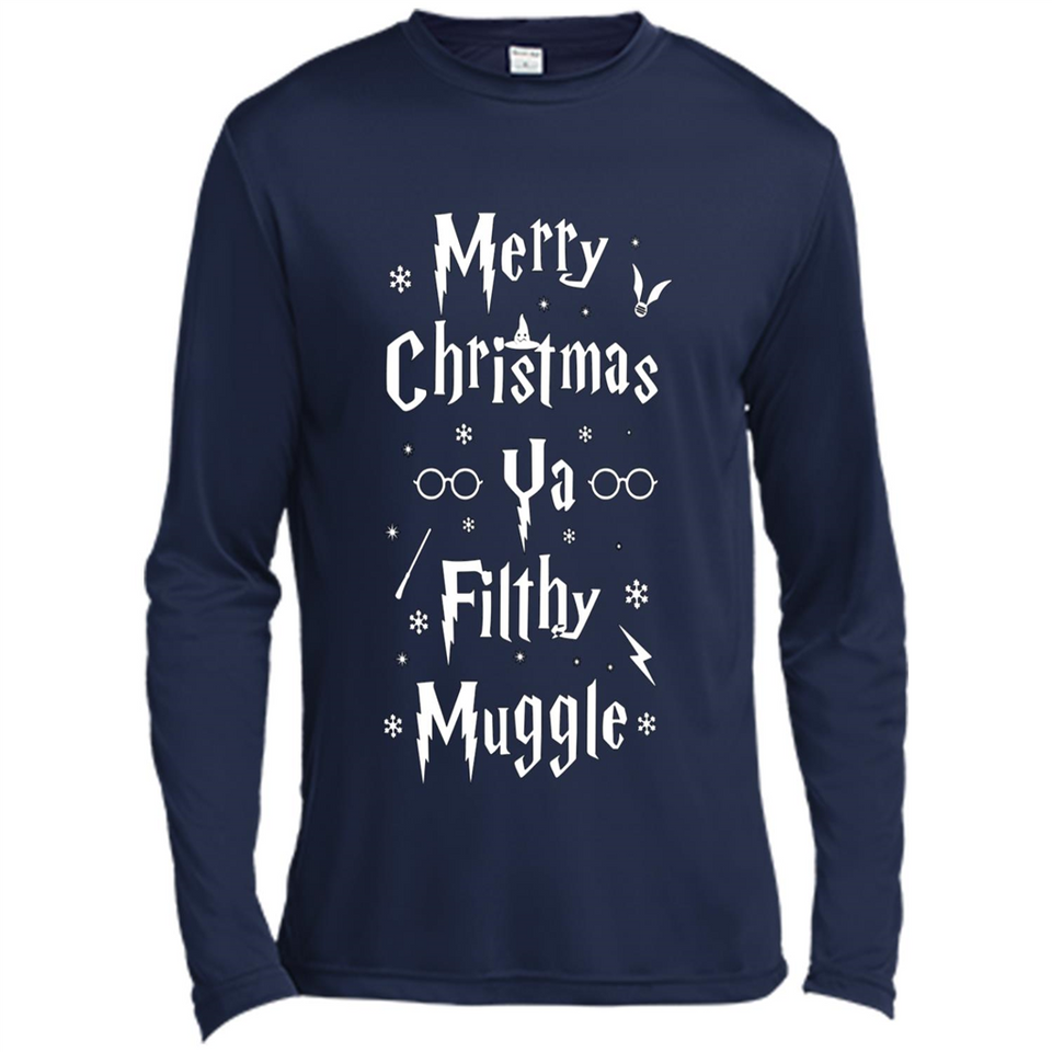 Merry Christmas Ya Filthy Muggle Christmas Sweatshirt PINGPONG