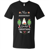 This Accountant Loves Christmas Tree Shirt with Snowman