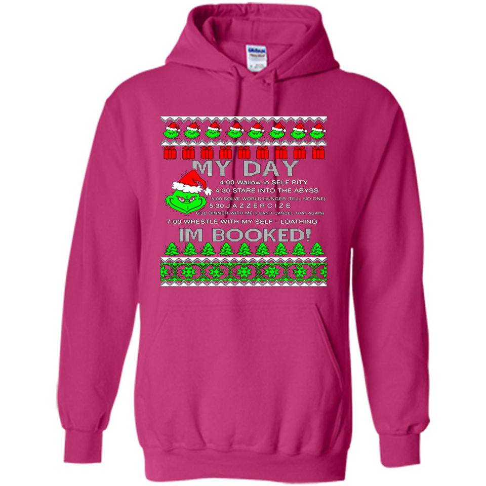 Mr Grinch my day I’m booked Christmas sweater PINGPONG