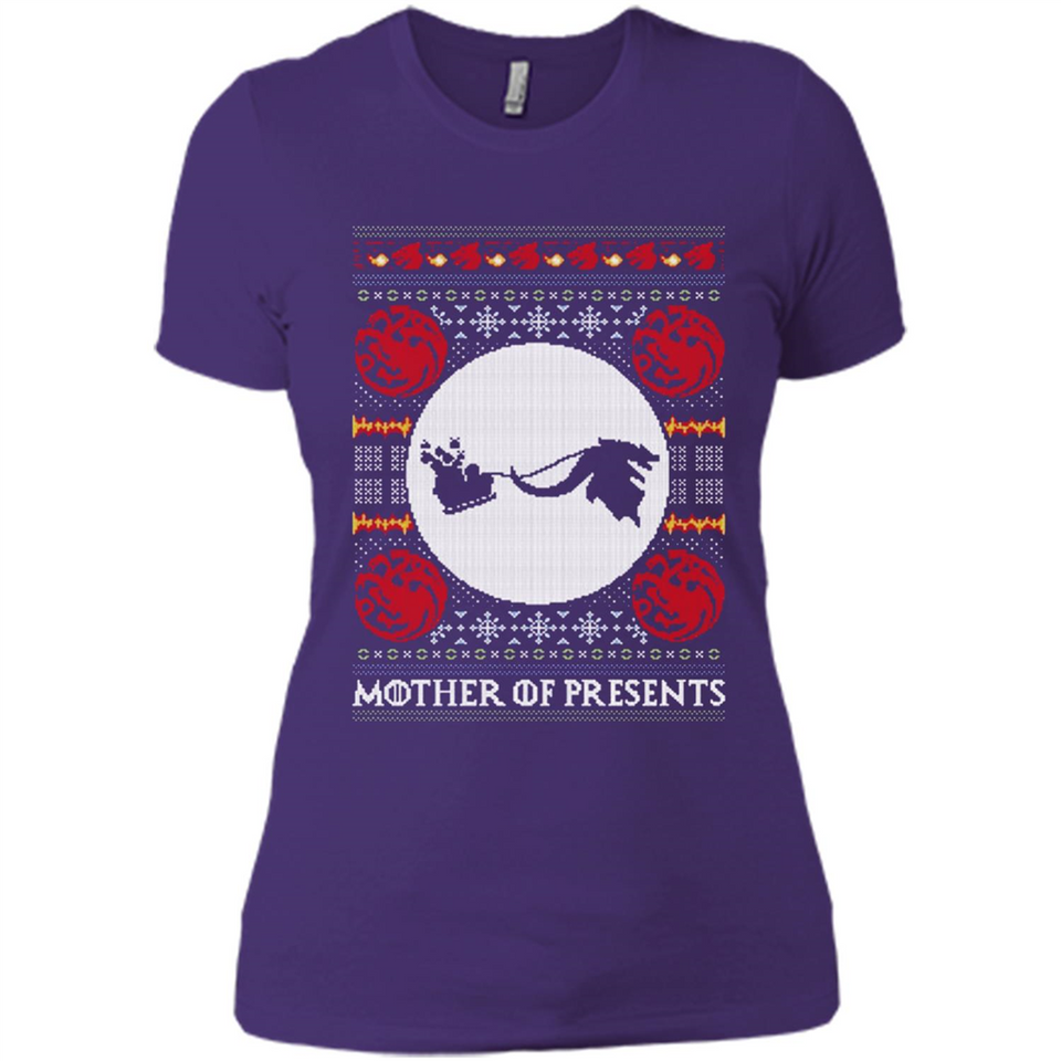 Mother Of Presents – Game of Thrones ugly christmas sweater - Ladies' Boyfriend T-Shirt