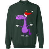 Funny Christmas Unicorn in Santa Hat - Sweatshirt