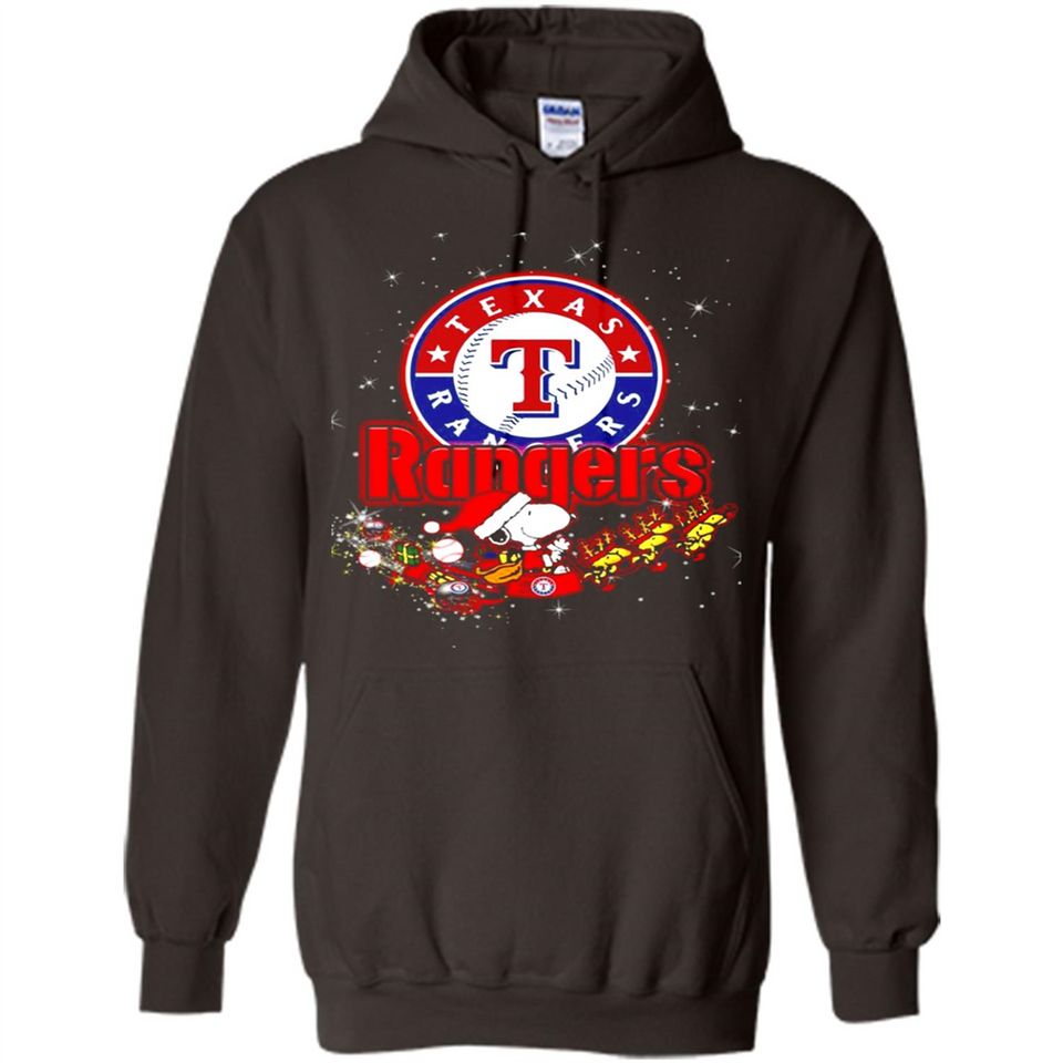 Snoopy Christmas Texas Rangers - Hoodie