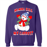 Snowman Wanna Kiss My Carrot Christmas - Sweatshirt