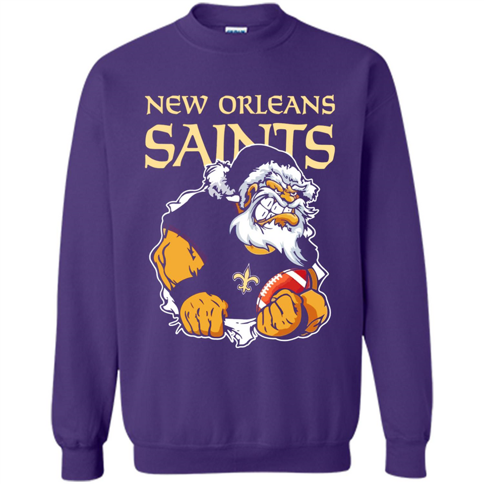 Grumpy Santa Claus New Orleans Saints Football Team PINGPONG
