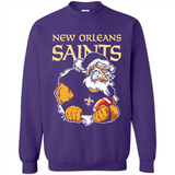 Grumpy Santa Claus New Orleans Saints Football Team PINGPONG