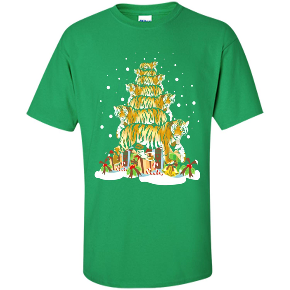 Tiger Christmas Tree Funny Merry Christmas - Shirt