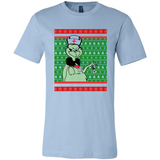 Grinch Nurse Ugly Christmas Sporty T-Shirt PINGPONG - Canvas Unisex T-Shirt