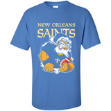 Grumpy Santa Claus New Orleans Saints Football Team PINGPONG