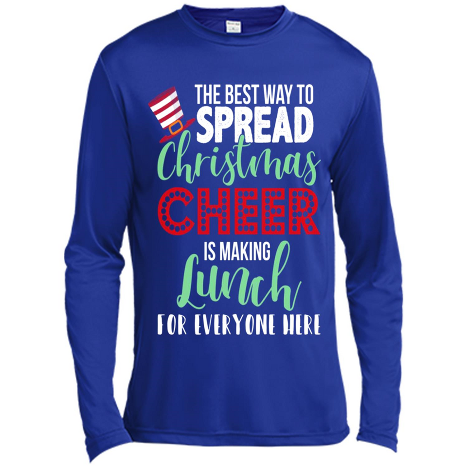 Spread Christmas Cheer Lunch Family Xmas Gift Ls - Canvas Long Sleeve T-Shirt