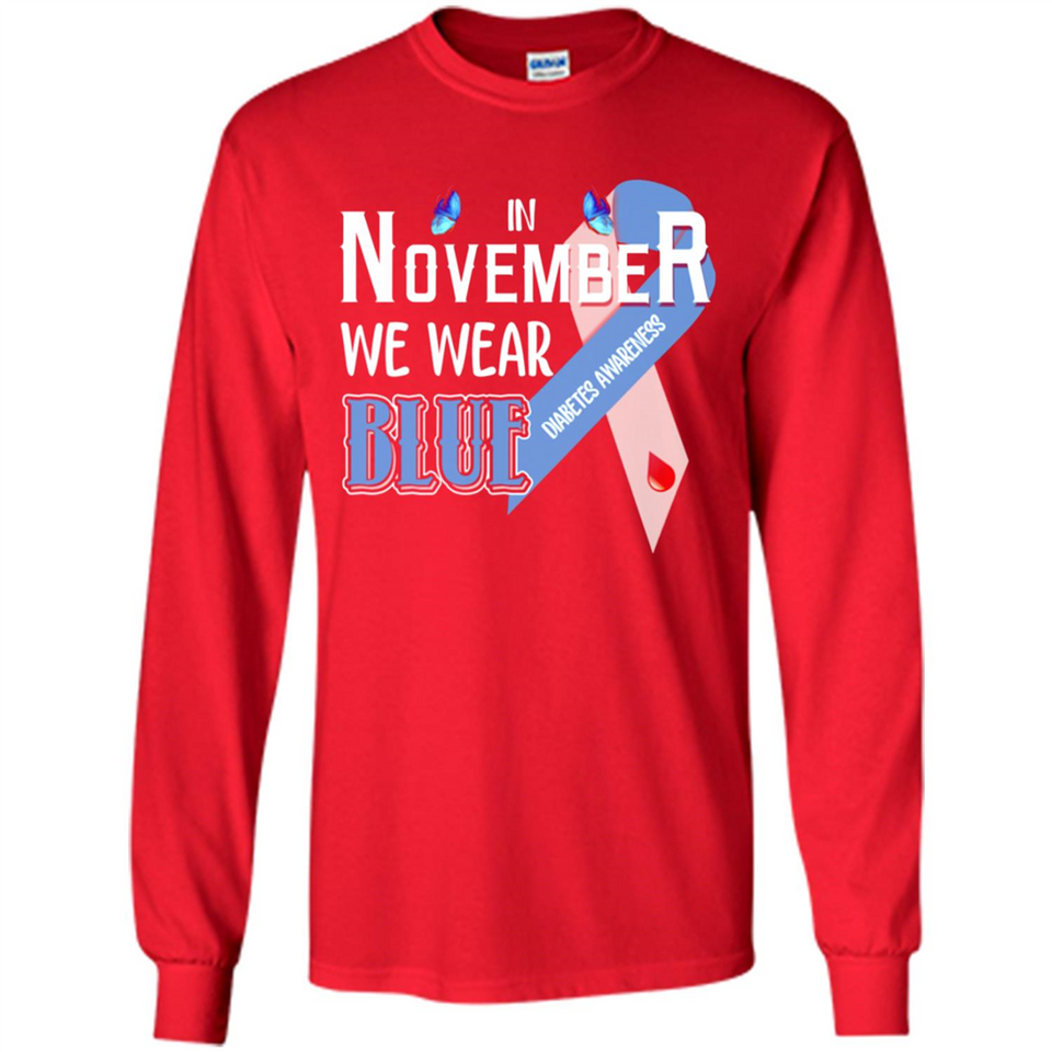 November We Wear Blue Diabetes Awareness