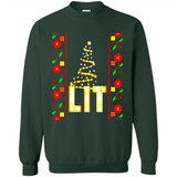 Funny Lets Get Lit Christmas Tree - Sweatshirt
