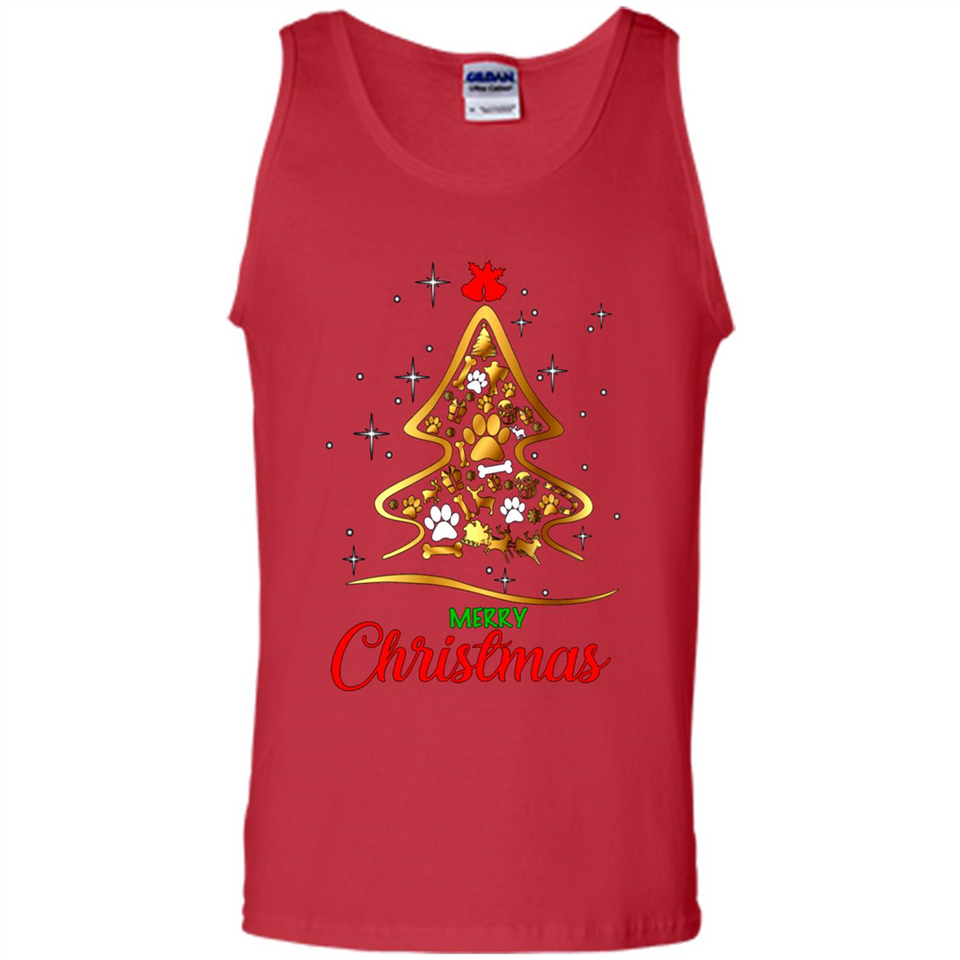 Merry Christmas Dogs Christmas Tree PING PONG