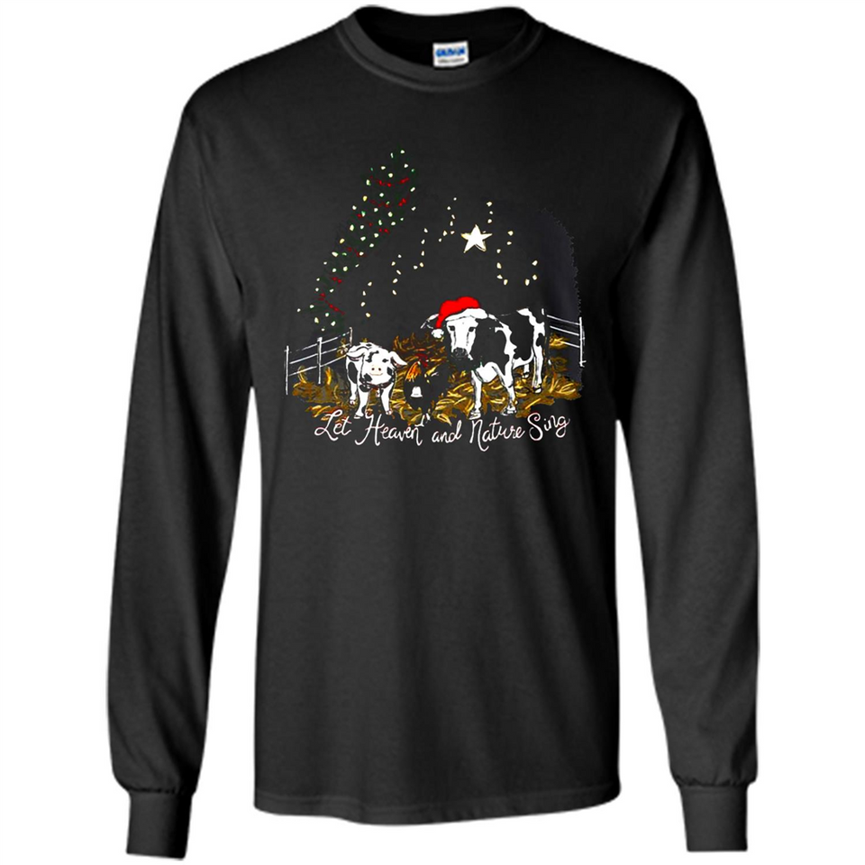 Let Heaven And Nature Sing Christmas Sweater PINGPONG - Long Sleeve T-Shirt