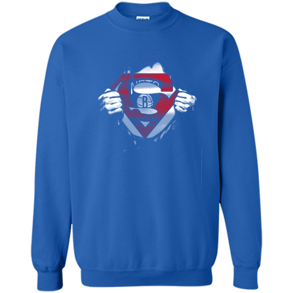 Brooklyn Nets And Superman Fans - Sweatshirt