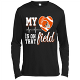 Cleveland Browns Football My Heart is on that Field - Canvas Long Sleeve T-Shirt