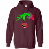 GRINCH HAND HOLDING FLORIDA PANTHERS GLITTER CHRISTMAS PINGPONG