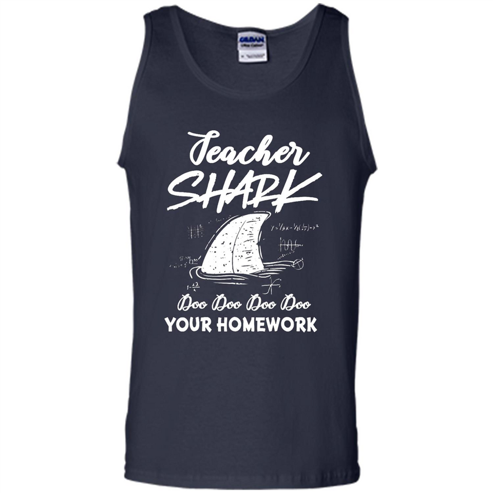 Teacher Shark Doo Doo Doo Your Homework Shirt Ladies' Boyfriend