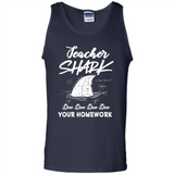 Teacher Shark Doo Doo Doo Your Homework Shirt Ladies' Boyfriend