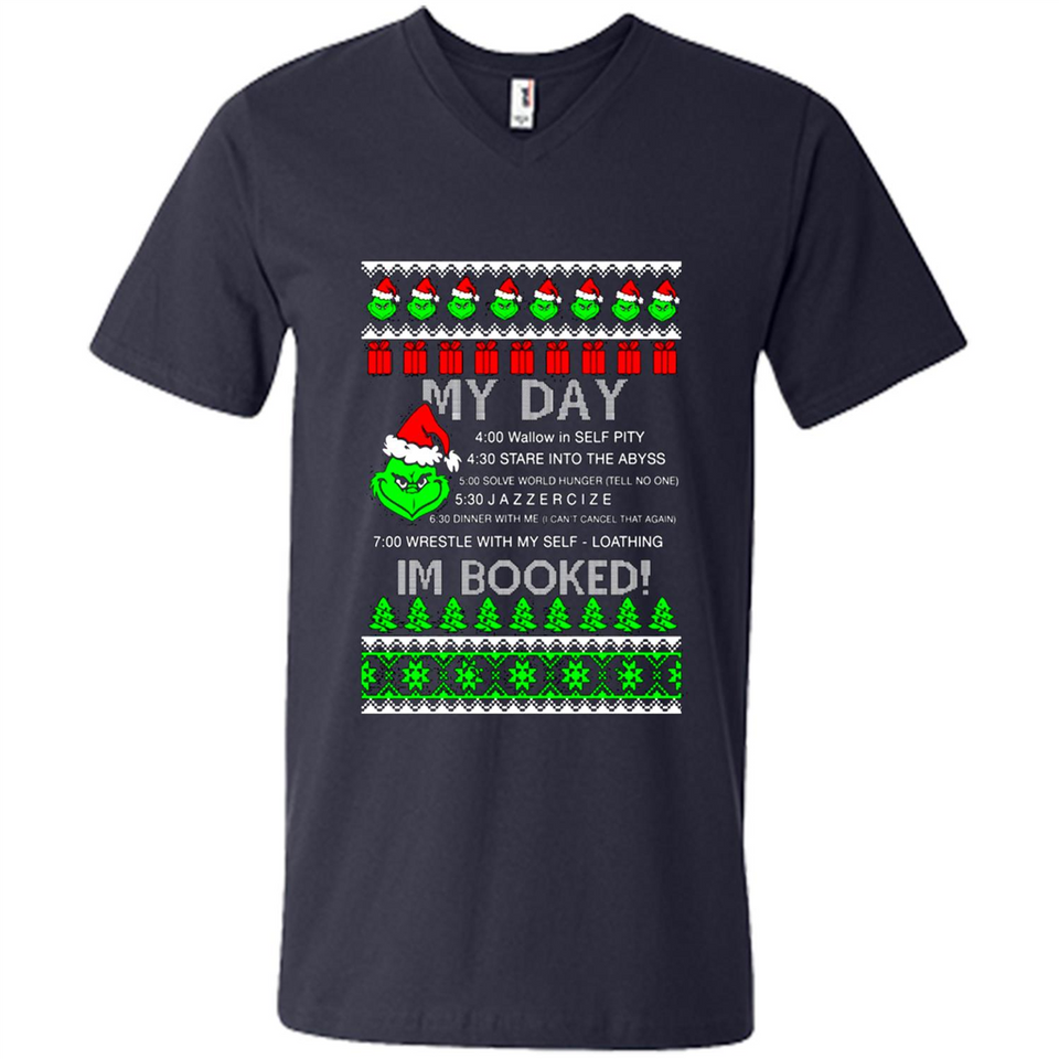 Mr Grinch my day I’m booked Christmas sweater PINGPONG