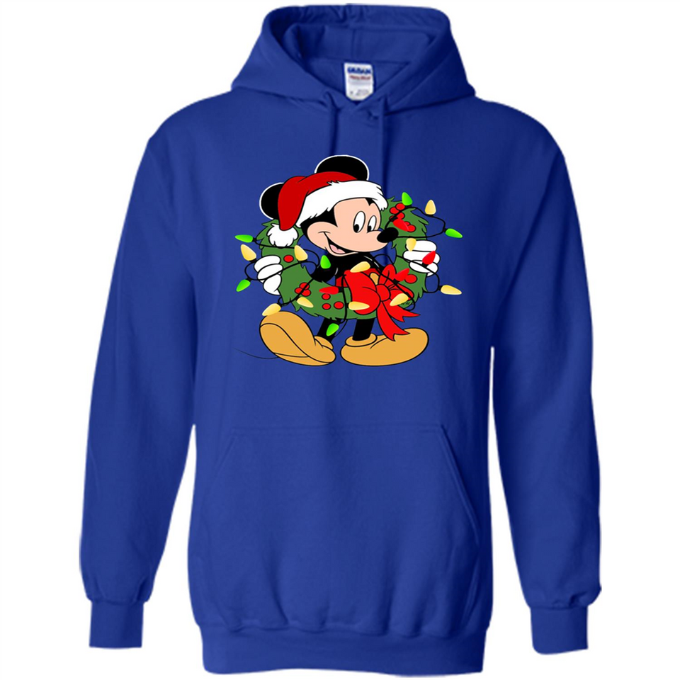 Disney Mickey Mouse Christmas Lights Sweatshirt - Hoodie