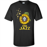 Utah Jazz Basketball Sunflower