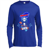 Buffalo Bills Halloween The Nightmare Before Christmas - Canvas Long Sleeve T-Shirt