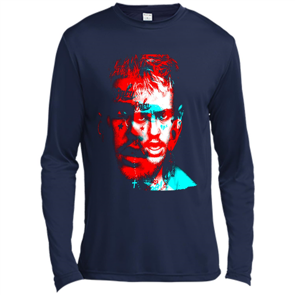 Lil Peep Rapper Fan Wear Shirt Ladies' Boyfriend Shirt - Canvas Long Sleeve T-Shirt