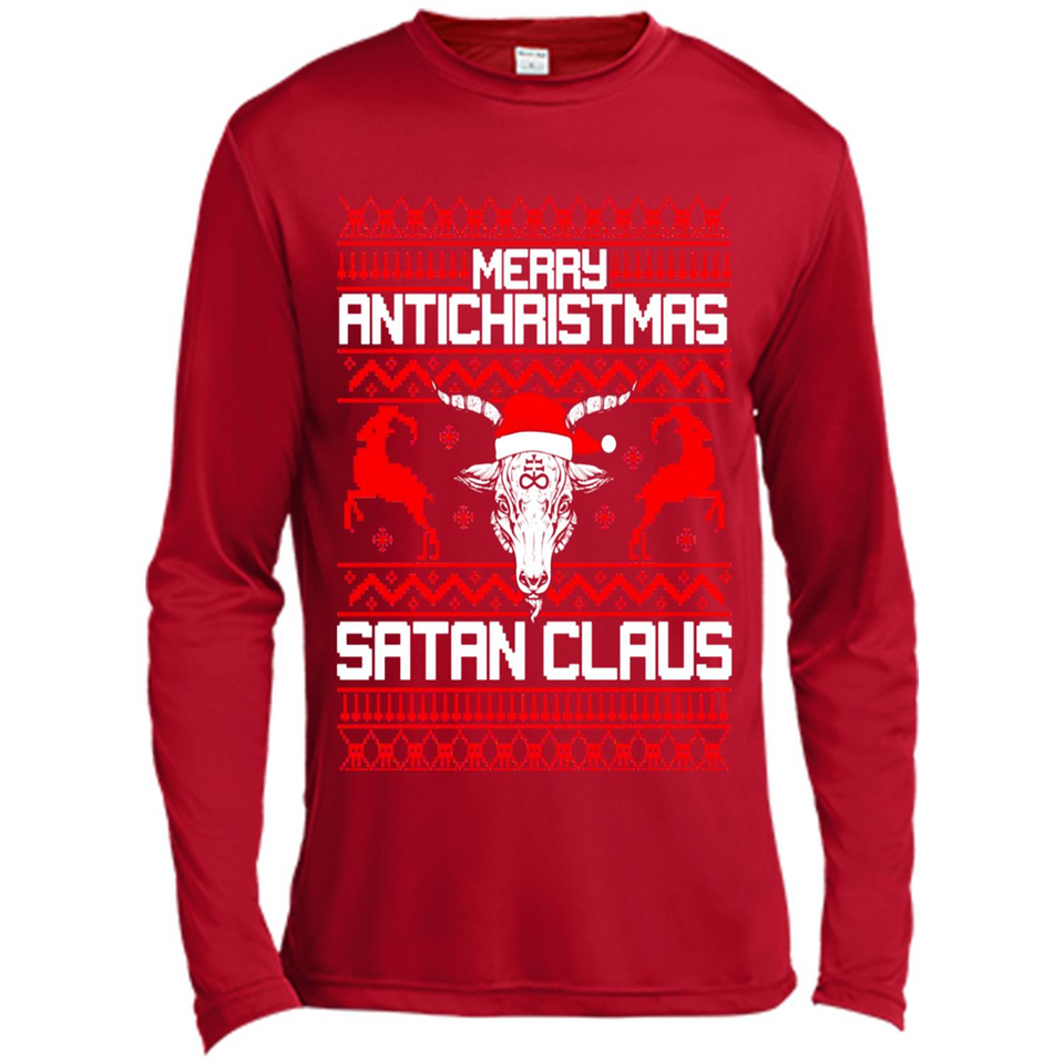 Merry Antichristmas Satan Claus - Canvas Long Sleeve T-Shirt