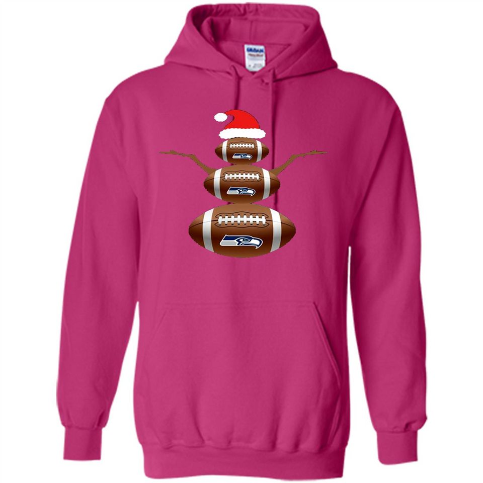 Seattle Seahawks NFL Dabbing Snowman Xmas