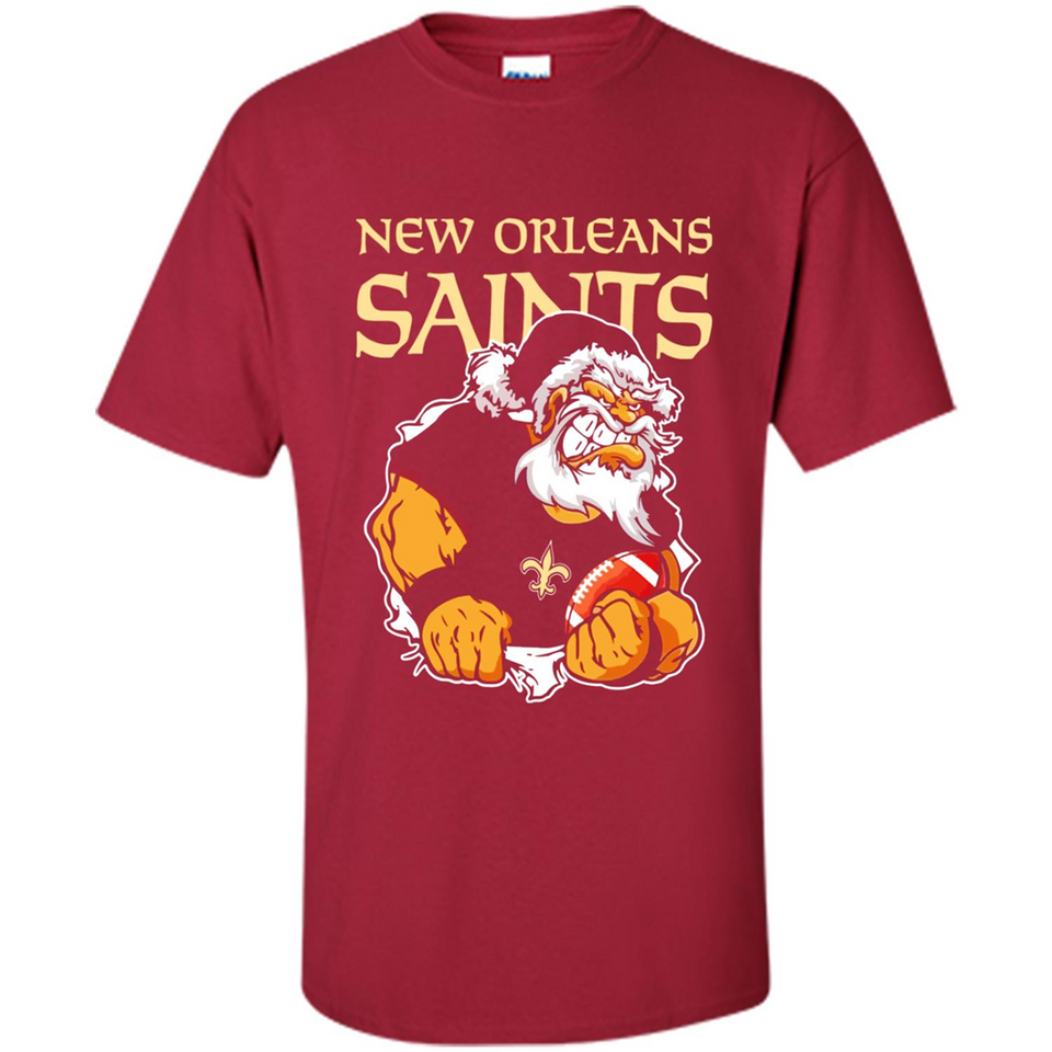 Grumpy Santa Claus New Orleans Saints Football Team PINGPONG
