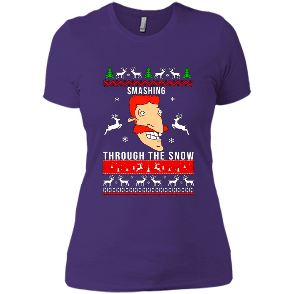 Nigel Thornberry Smashing through the snow Christmas sweatshirt PINGPONG