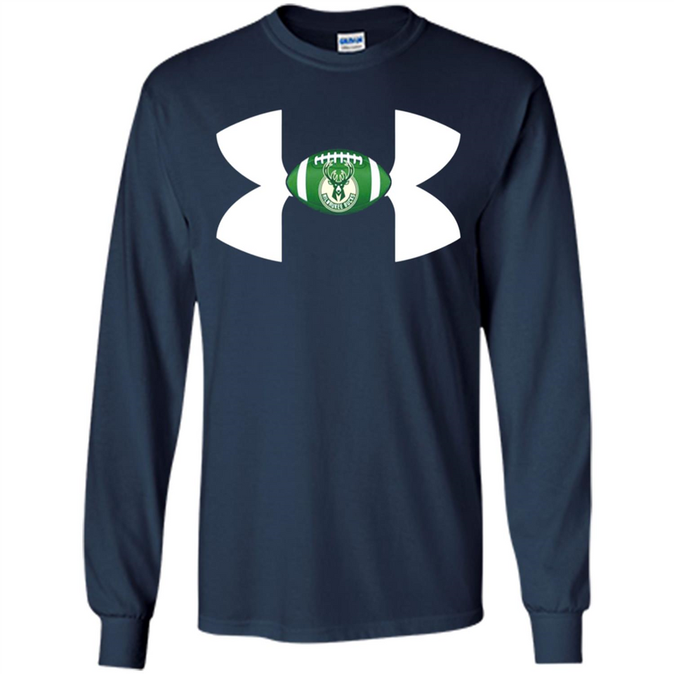 Milwaukee Bucks Under Armour Logo - Long Sleeve T-Shirt